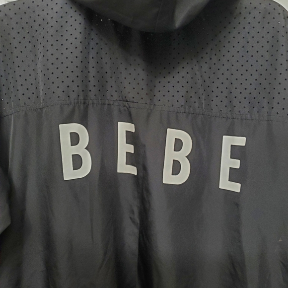 Bebe Sport Black Mesh Track Jacket - Picture 8 of 10